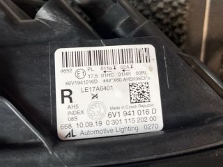 bontott SKODA FABIA III Jobb Fényszóró