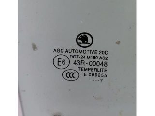 bontott SKODA FABIA III Jobb hátsó Ablak