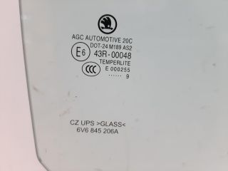 bontott SKODA FABIA III Jobb hátsó Ablak