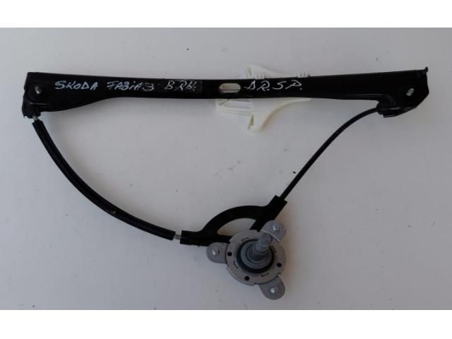 bontott SKODA FABIA III Jobb hátsó Ablakemelő Szerkezet (Elektromos)
