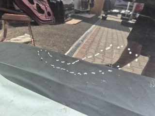 bontott SKODA FABIA III Jobb hátsó Ajtó (Üres lemez)