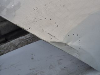 bontott SKODA FABIA III Jobb hátsó Ajtó (Üres lemez)