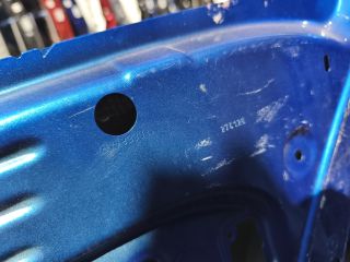 bontott SKODA FABIA III Jobb hátsó Ajtó (Üres lemez)