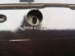 bontott SKODA FABIA III Jobb hátsó Ajtó (Üres lemez)