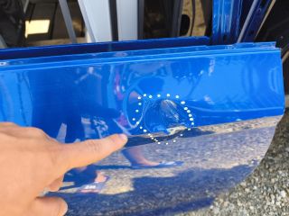 bontott SKODA FABIA III Jobb hátsó Ajtó (Üres lemez)