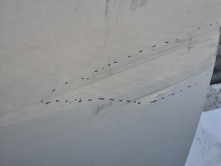 bontott SKODA FABIA III Jobb hátsó Ajtó (Üres lemez)