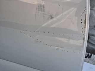 bontott SKODA FABIA III Jobb hátsó Ajtó (Üres lemez)