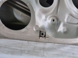 bontott SKODA FABIA III Jobb hátsó Ajtó (Üres lemez)