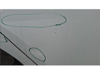 bontott SKODA FABIA III Jobb hátsó Ajtó (Üres lemez)