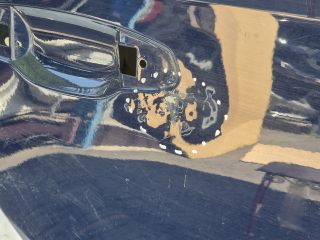 bontott SKODA FABIA III Jobb hátsó Ajtó (Üres lemez)