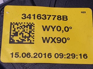 bontott SKODA FABIA III Jobb hátsó Biztonsági Öv