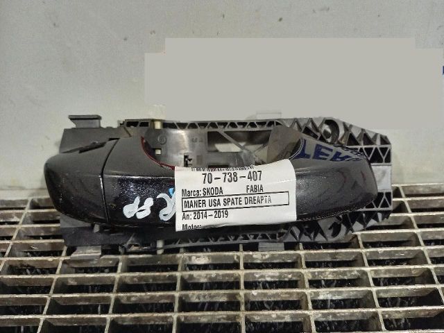 bontott SKODA FABIA III Jobb hátsó Külső Kilincs