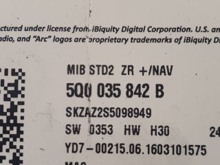 bontott SKODA FABIA III Navigációs Fejegység