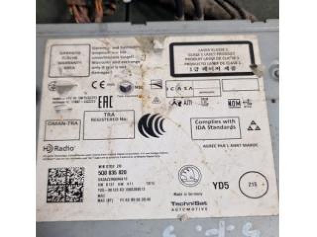 bontott SKODA FABIA III Navigációs Fejegység