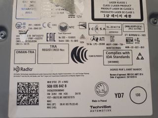 bontott SKODA FABIA III Navigációs Fejegység