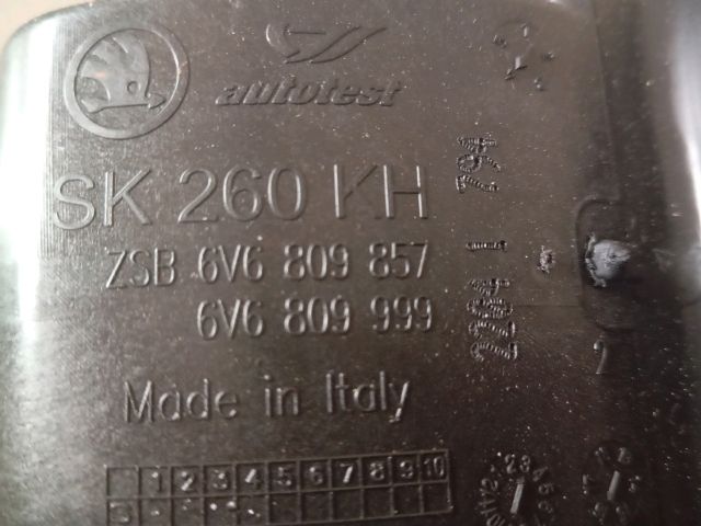 bontott SKODA FABIA III Tankajtó