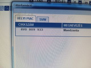 bontott SKODA FABIA III Tankajtó