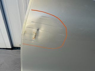 bontott SKODA FABIA IV Bal hátsó Ajtó (Üres lemez)