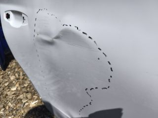 bontott SKODA FABIA IV Jobb hátsó Ajtó (Üres lemez)