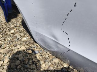 bontott SKODA FABIA IV Jobb hátsó Ajtó (Üres lemez)