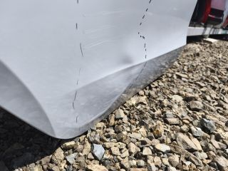 bontott SKODA FABIA IV Jobb hátsó Ajtó (Üres lemez)