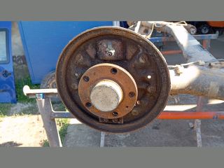 bontott SKODA FABIA Praktik Hátsó Híd (Dobfékes)