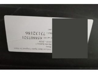 bontott SKODA KAMIQ Hátsó Lökhárító Alsó (Műanyag)