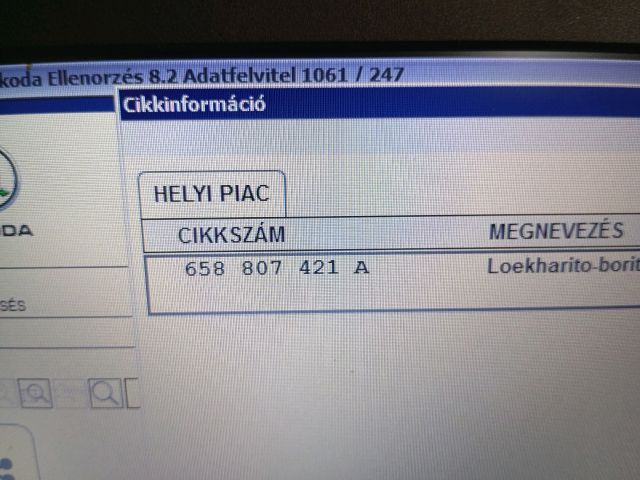 bontott SKODA KAMIQ Hátsó Lökhárító (Üresen)