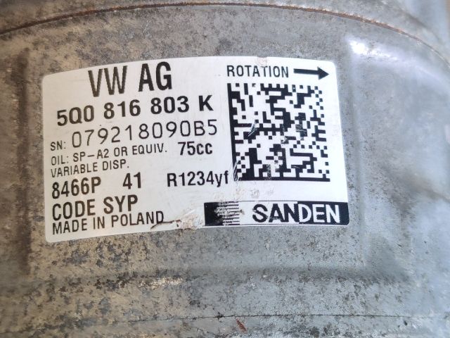 bontott SKODA KAROQ Klímakompresszor