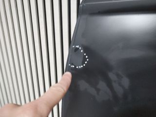 bontott SKODA KAROQ Bal hátsó Ajtó (Üres lemez)