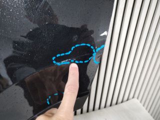 bontott SKODA KAROQ Bal hátsó Ajtó (Üres lemez)