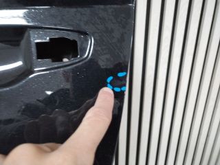 bontott SKODA KAROQ Bal hátsó Ajtó (Üres lemez)