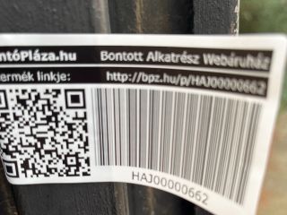 bontott SKODA KAROQ Csomagtérajtó (Üres lemez)