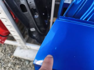 bontott SKODA KAROQ Jobb hátsó Ajtó (Üres lemez)