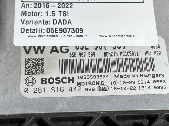 bontott SKODA KODIAQ Motorvezérlő