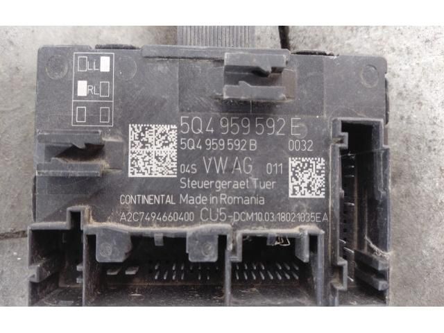 bontott SKODA KODIAQ Bal első Ajtó Vezérlőegység