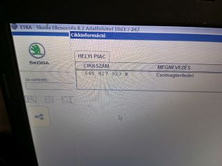 bontott SKODA KODIAQ Csomagtérajtó (Üres lemez)