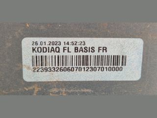 bontott SKODA KODIAQ Első Lökhárító (Üresen)