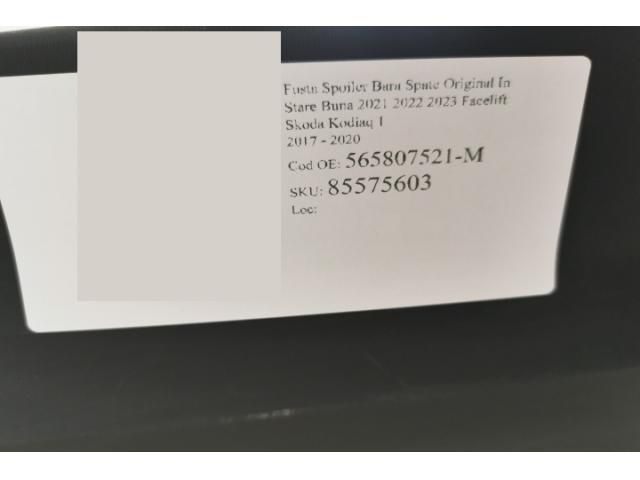 bontott SKODA KODIAQ Hátsó Lökhárító Alsó (Műanyag)