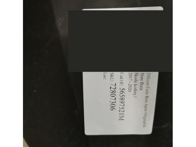 bontott SKODA KODIAQ Hátsó Lökhárító Légterelő