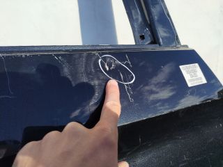 bontott SKODA KODIAQ Jobb hátsó Ajtó (Üres lemez)