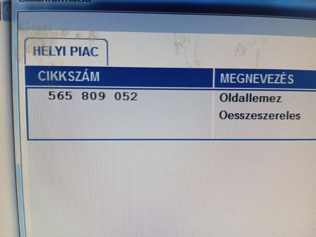 bontott SKODA KODIAQ Jobb Oldalkeret