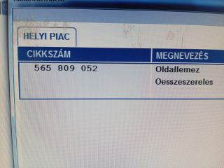 bontott SKODA KODIAQ Jobb Oldalkeret