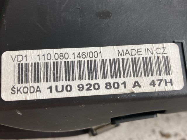 bontott SKODA OCTAVIA I Kilométeróra