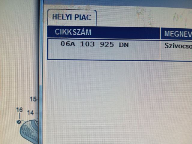 bontott SKODA OCTAVIA I Felső Motorburkolat