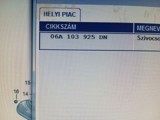 bontott SKODA OCTAVIA I Felső Motorburkolat