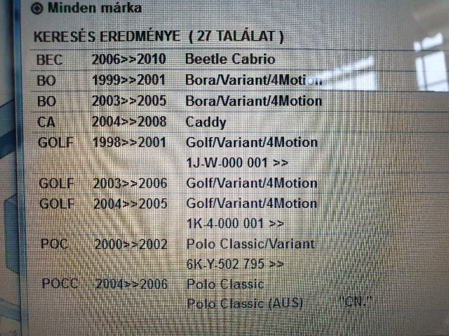 bontott SKODA OCTAVIA I Fojtószelep (Elektromos)