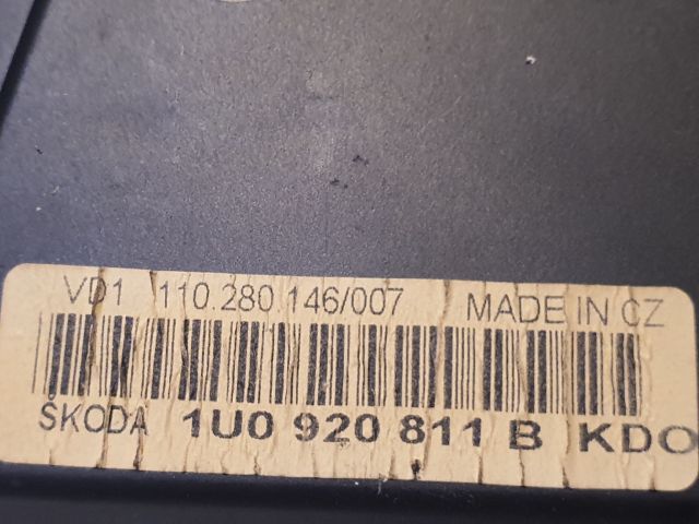 bontott SKODA OCTAVIA I Kilométeróra