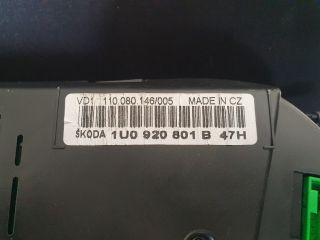 bontott SKODA OCTAVIA I Kilométeróra