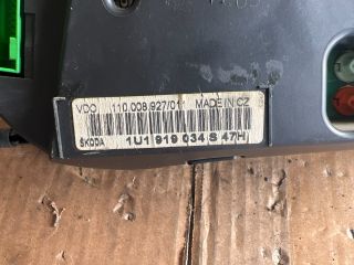 bontott SKODA OCTAVIA I Kilométeróra